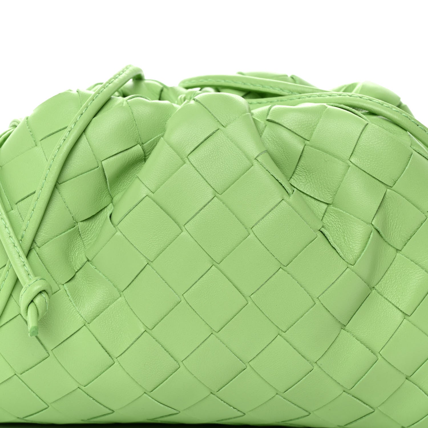 Bottega Veneta Nappa Intrecciato The Mini Pouch Pistachio 7 of 9