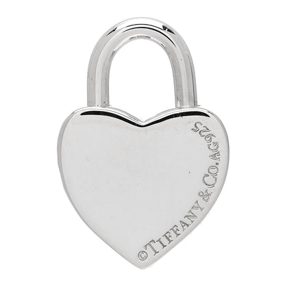 Tiffany Sterling Silver Return to Tiffany Heart Lock Pendant 3 of 4