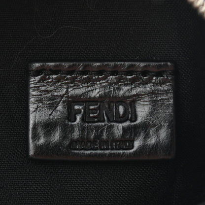 Fendi Nylon Cuoio Romano Nutria Fox Fur Monster Eyes Mini Backpack Charm Blue Black Multicolor 5 of 9