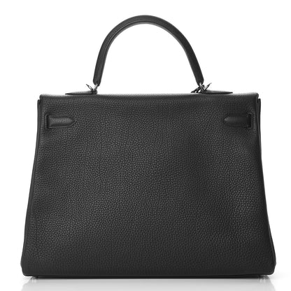 Hermes Togo Kelly Retourne 35 Black 29 of 32