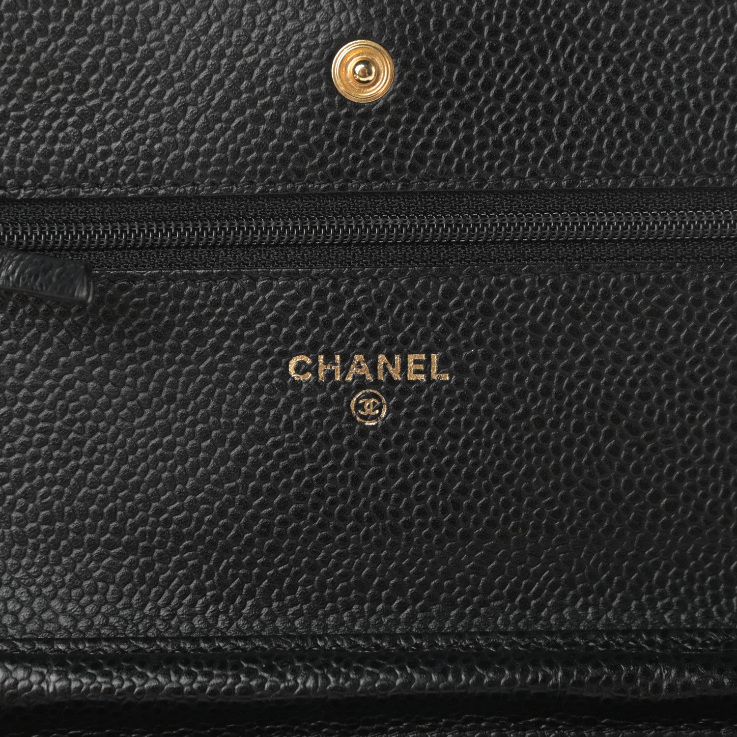 Chanel Caviar Quilted Wallet On Chain WOC Black 6 of 12