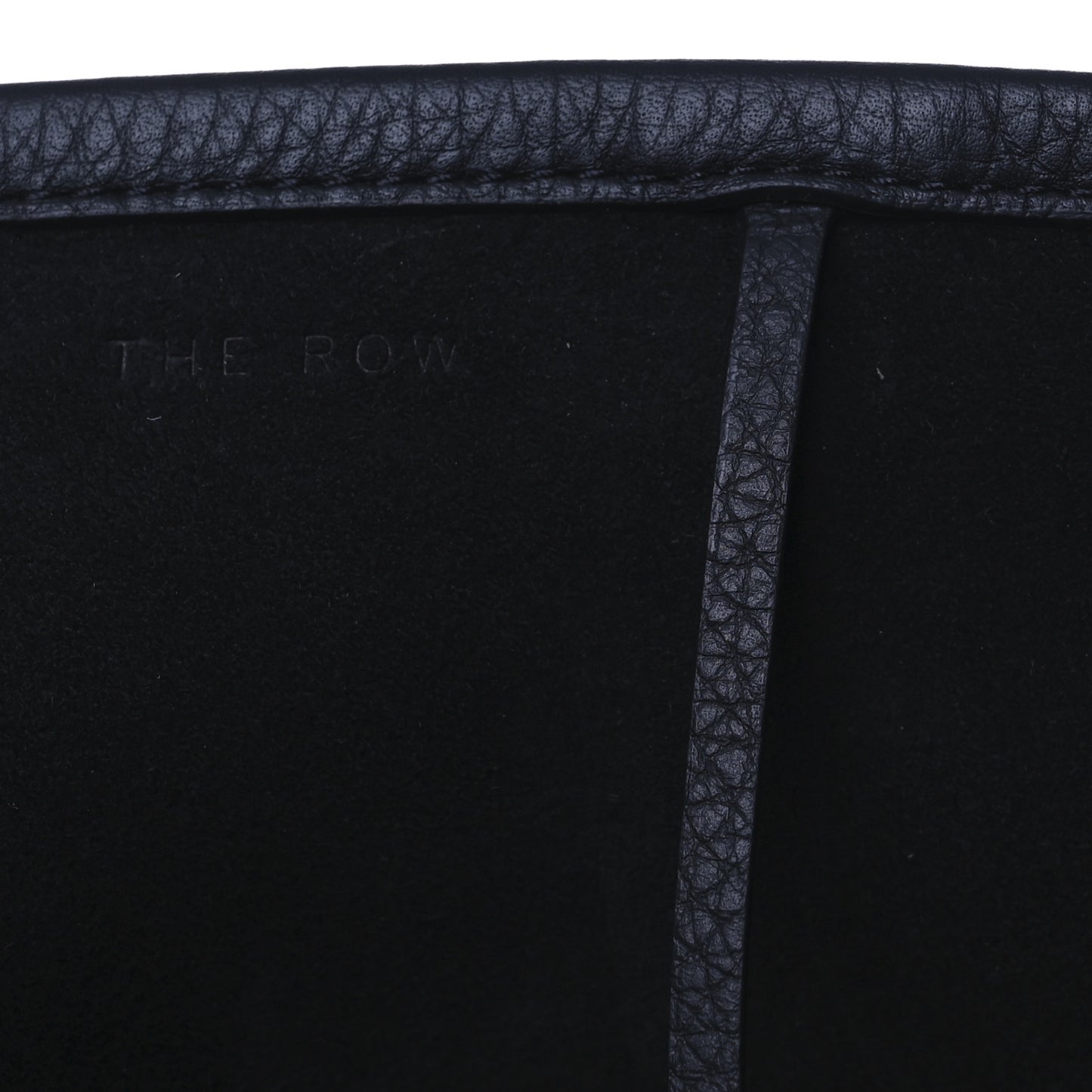 Grained Calfskin Large N/S Park Tote Black