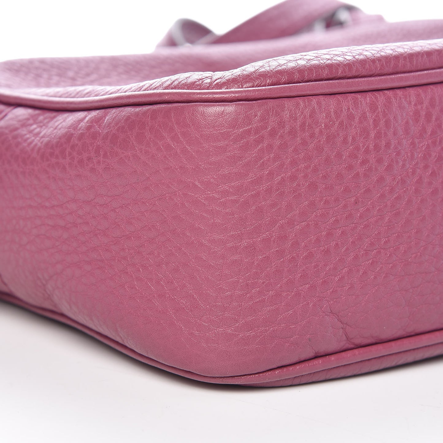 Pebbled Calfskin Small Soho Disco Bag Peonia Flower
