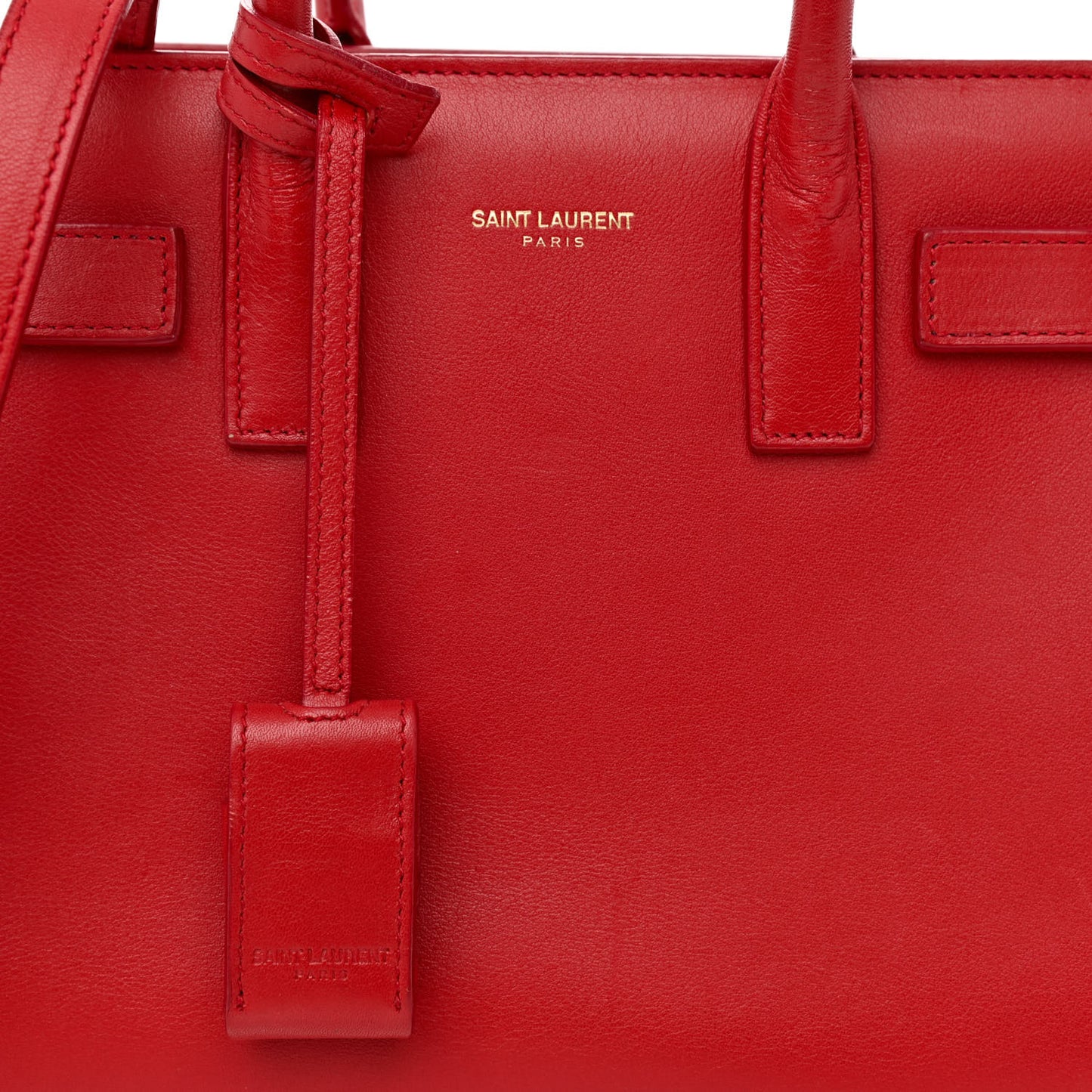 Calfskin Nano Sac De Jour Lipstick Red