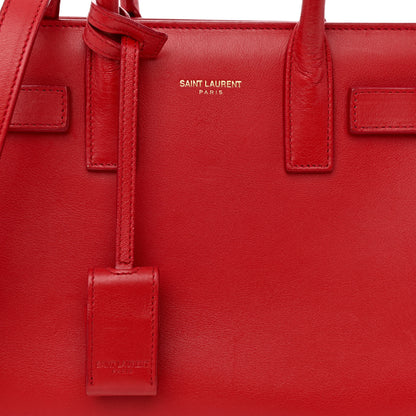 Saint Laurent Calfskin Nano Sac De Jour Lipstick Red 8 of 16