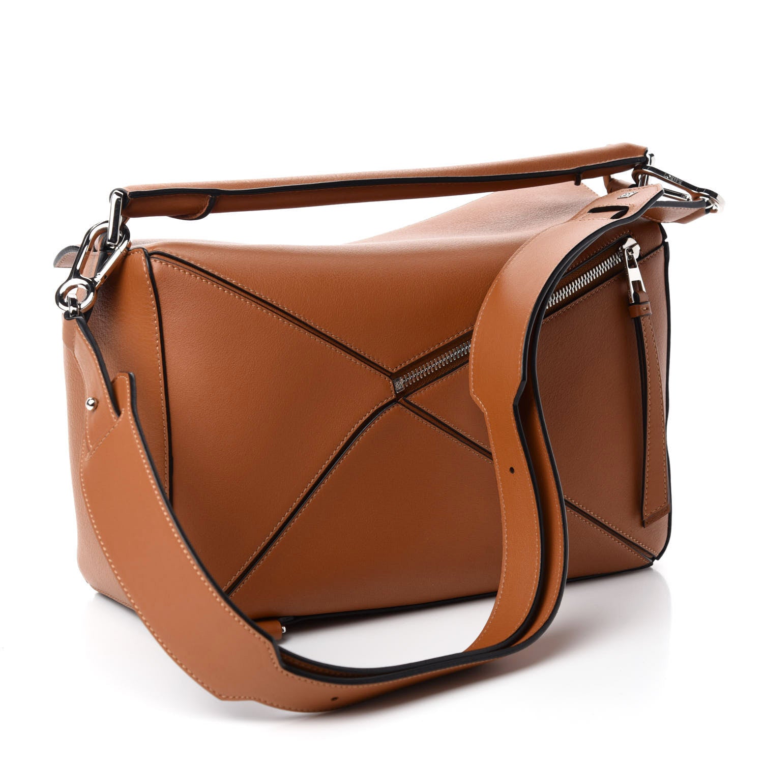 Loewe Calfskin Medium Puzzle Bag Tan 3 of 10
