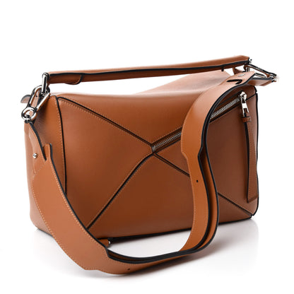 Loewe Calfskin Medium Puzzle Bag Tan 3 of 10