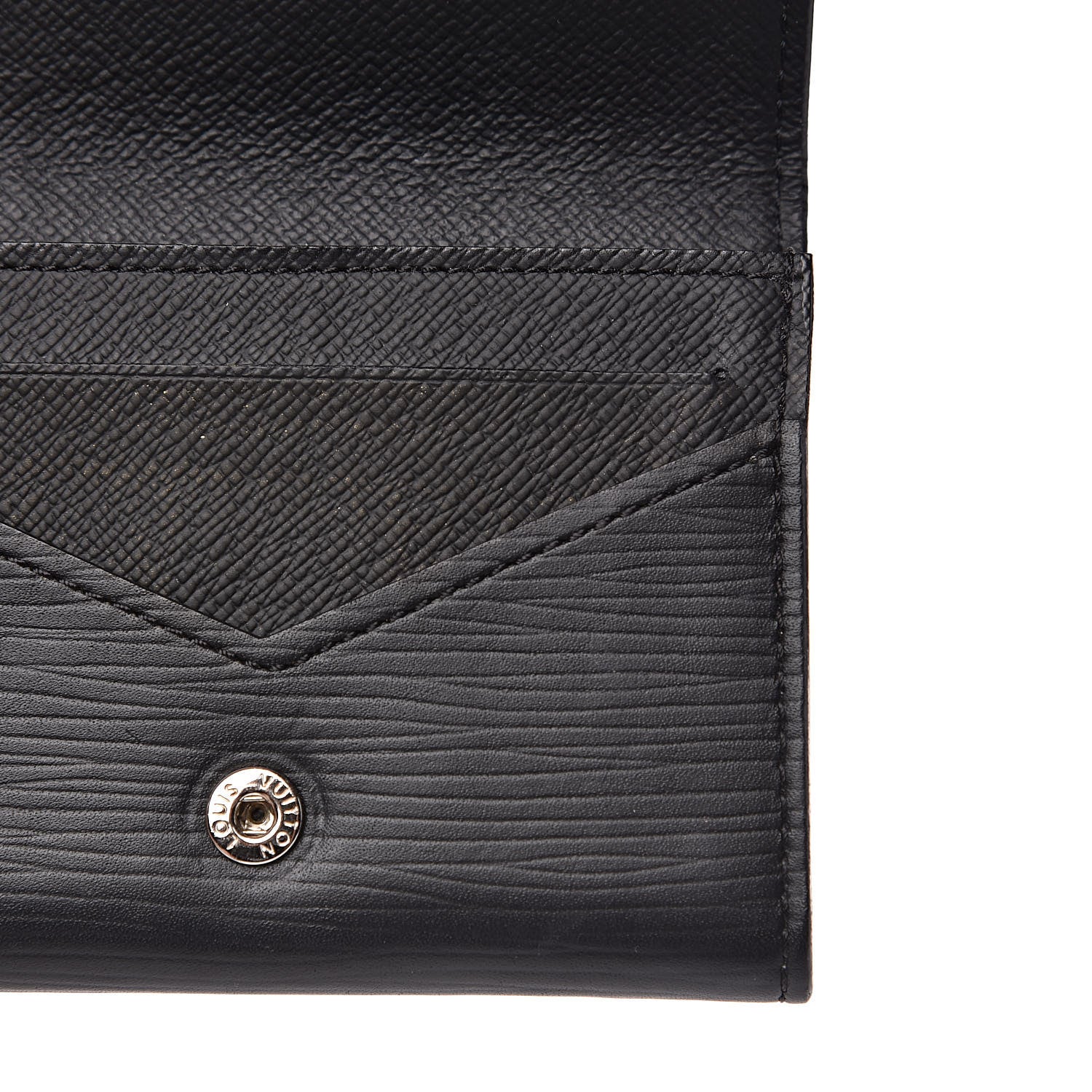 Louis Vuitton Epi Enveloppe Carte De Visite Black 7 of 7