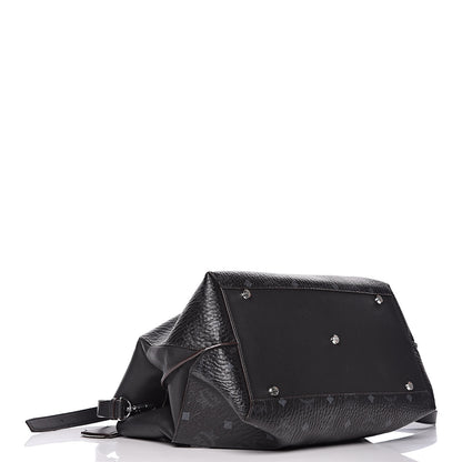 MCM Visetos Large Tote Black 5 of 17