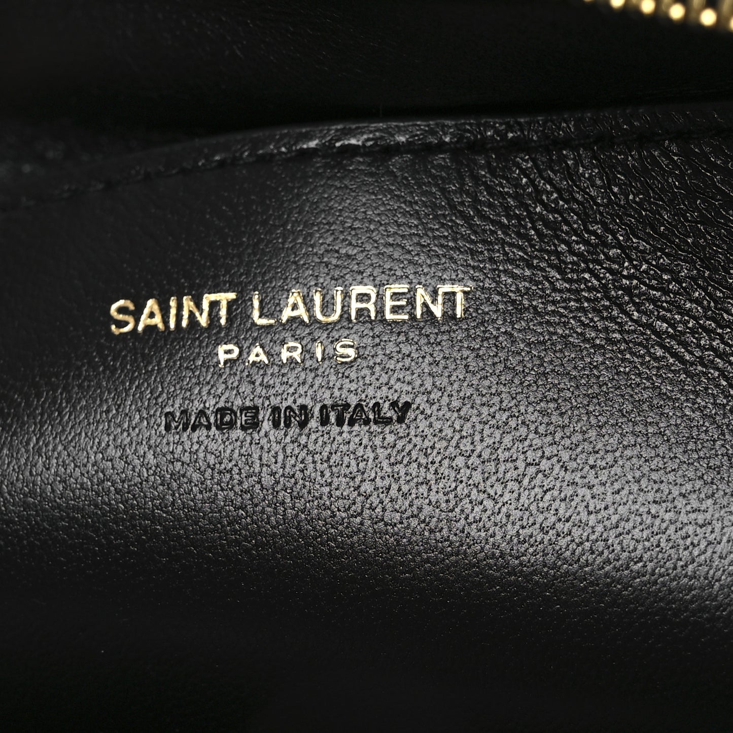 Lambskin Small Calypso Pouch Black