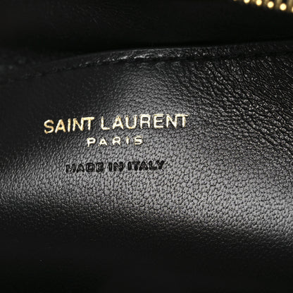 Saint Laurent Lambskin Small Calypso Pouch Black 7 of 11