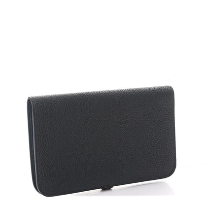 Hermes Togo Dogon Duo Wallet Bleu Ocean 4 of 15