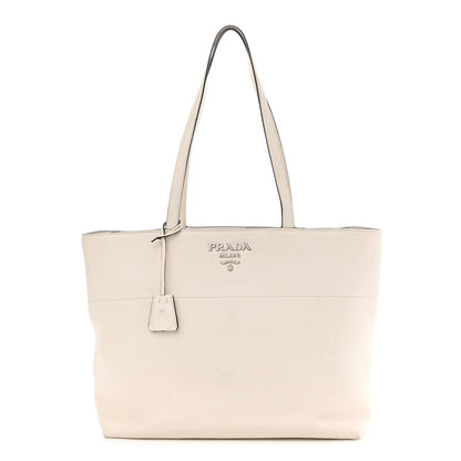 Prada Vitello Phenix Shopping Tote White 1 of 10
