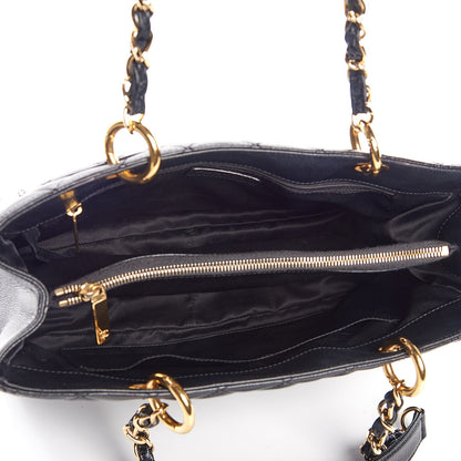Chanel Caviar Quilted Grand Shopping Tote GST Black 5 of 7