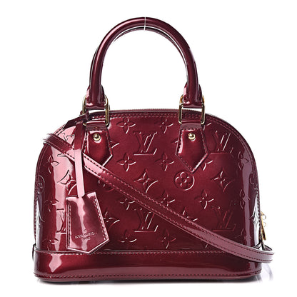 Louis Vuitton Vernis Alma BB Griotte 1 of 8