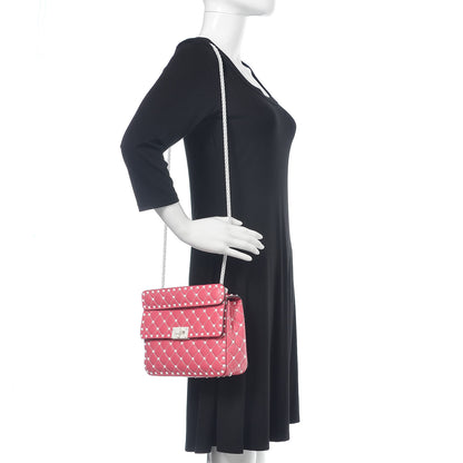 Valentino Garavani Lambskin Medium Free Rockstud Spike Shoulder Bag Shadow Pink 2 of 11