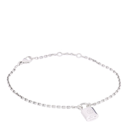 Louis Vuitton Sterling Silver Lockit Bracelet 1 of 4