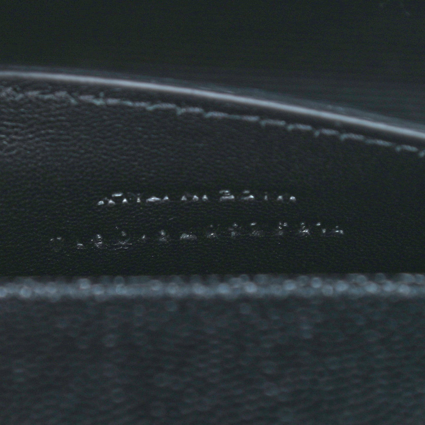 Grain De Poudre Monogram Cassandre Clutch Black