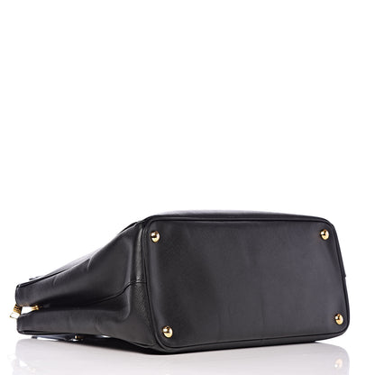 Prada Saffiano Large Galleria Double Zip Tote Black 4 of 10