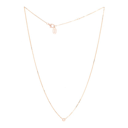 Cartier 18K Pink Gold Diamond XS D'Amour Pendant Necklace 3 of 6
