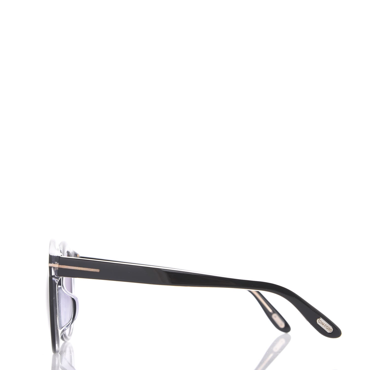 Tom Ford Monica Round Sunglasses TF429 Black 3 of 7