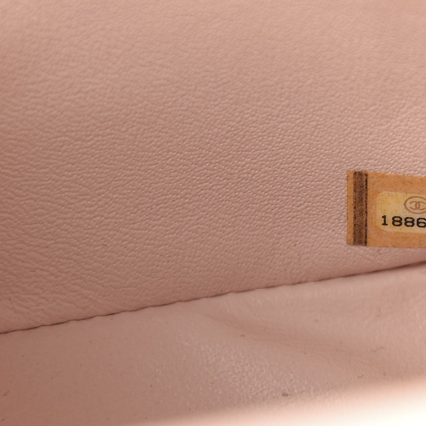Caviar Quilted Mini Rectangular Flap Light Pink