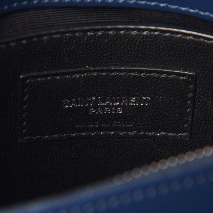 Saint Laurent Calfskin Y Quilted Monogram Small Loulou Chain Satchel Denim Blue 6 of 7