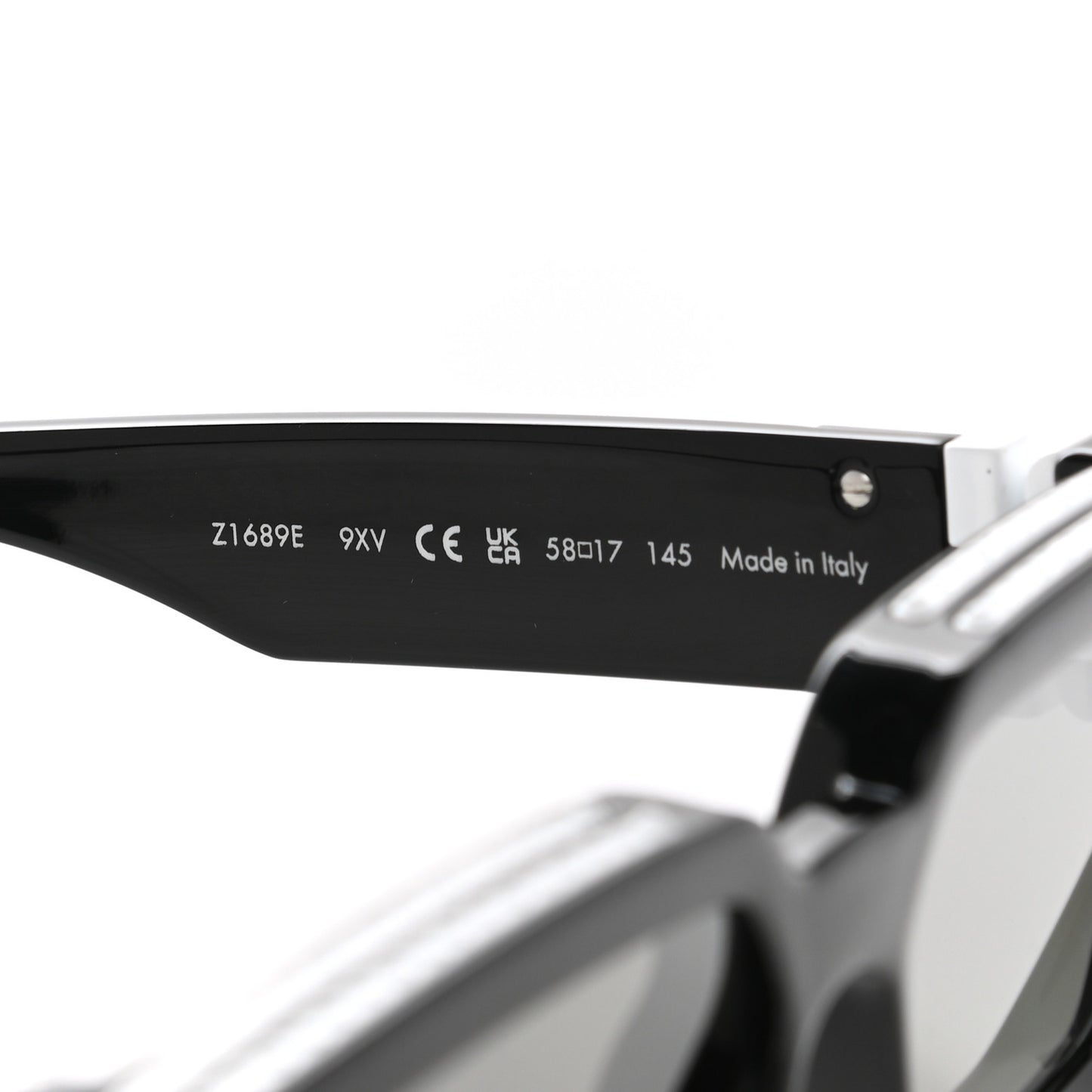 Acetate Metal 1.1 Millionaires Sunglasses Z1689E Black