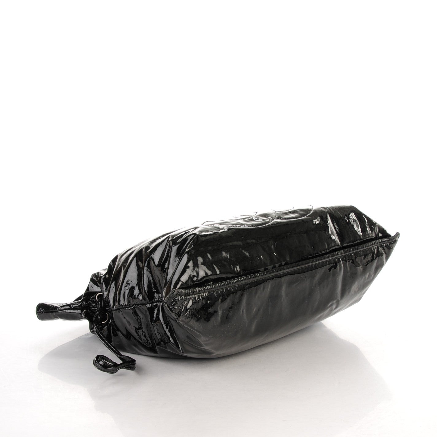 Patent Bonbons Shopper Tote Black