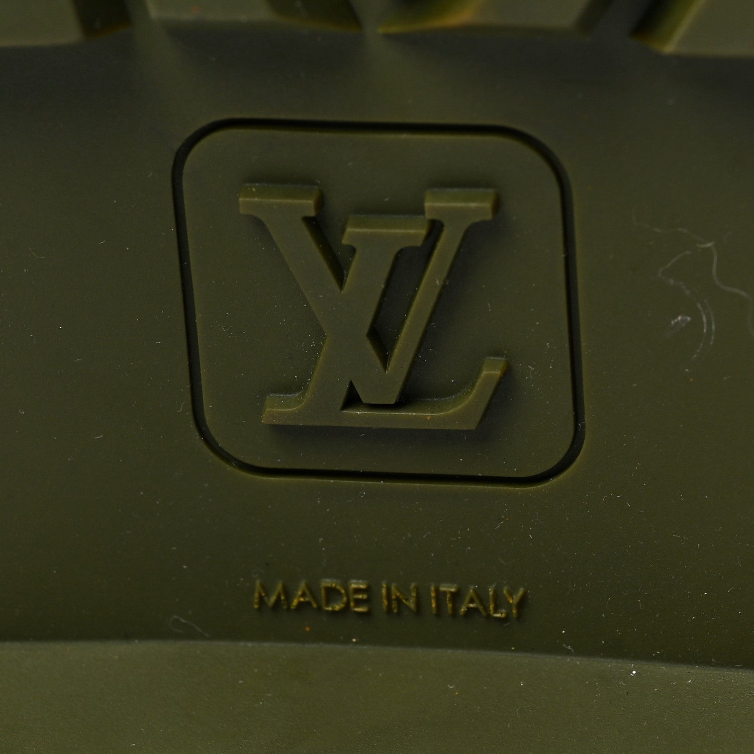 Louis Vuitton Rubber Calfskin Territory Flat Boots 38 Khaki 6 of 7