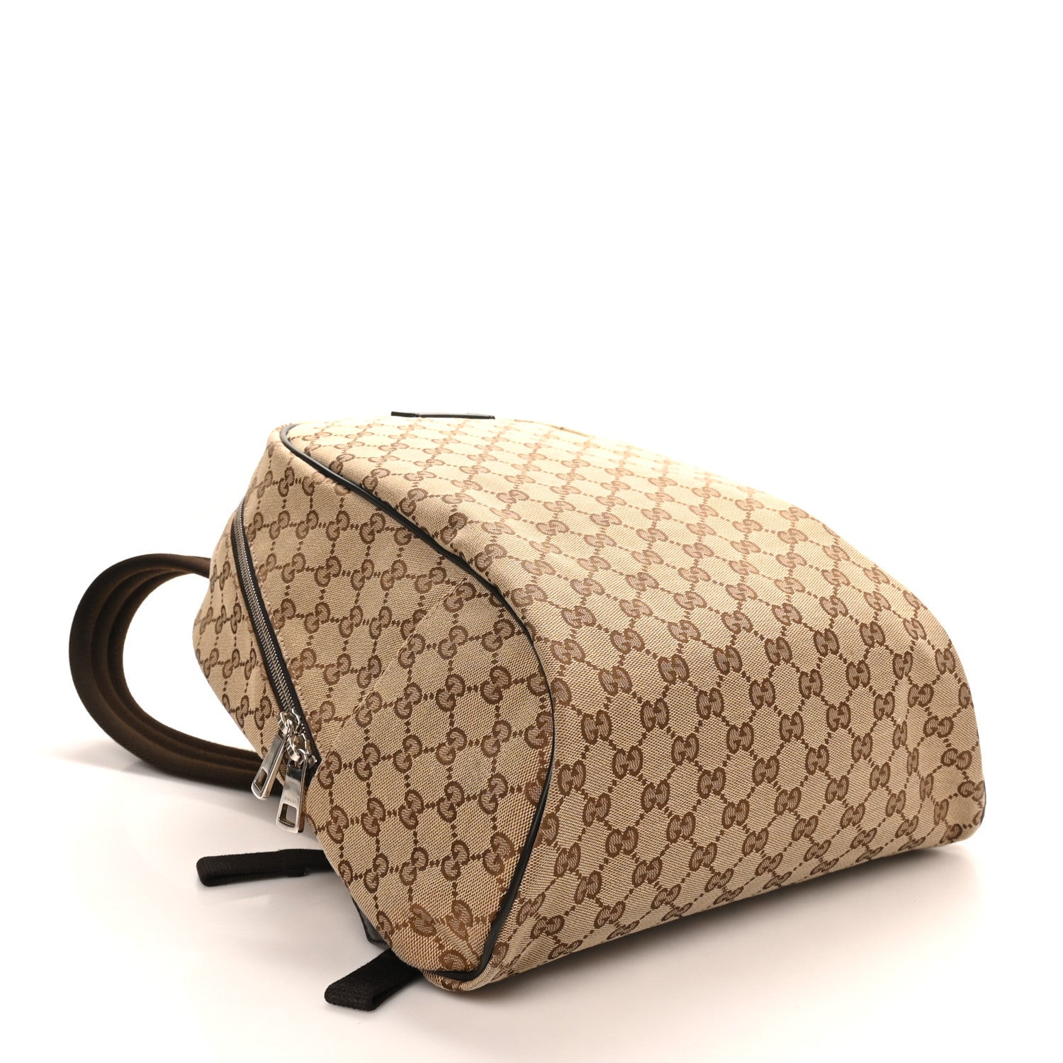 Gucci Monogram Travel Backpack Dark Brown 4 of 10