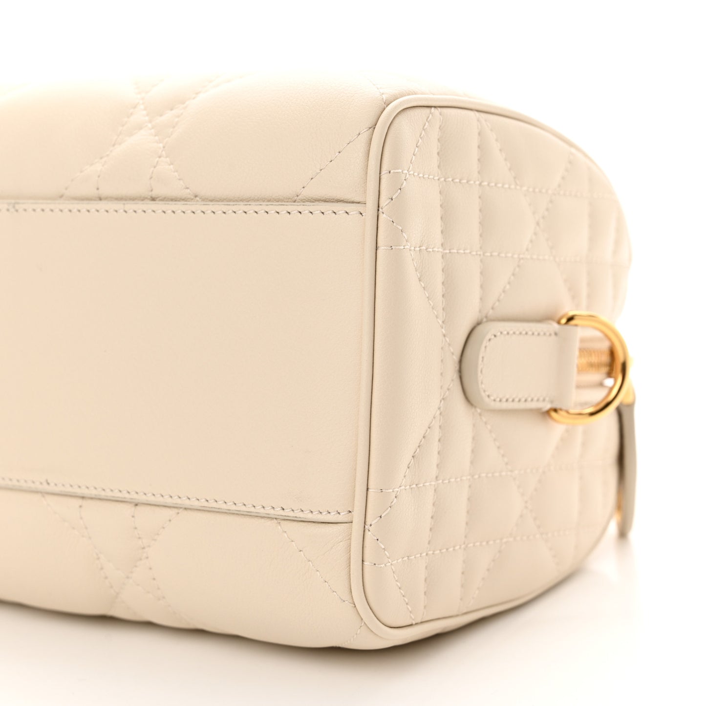 Calfskin Macrocannage Groove 20 Bag Dusty Ivory