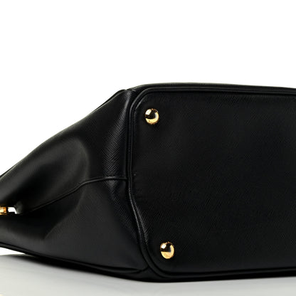 Prada Saffiano Large Galleria Double Zip Tote Black 8 of 9