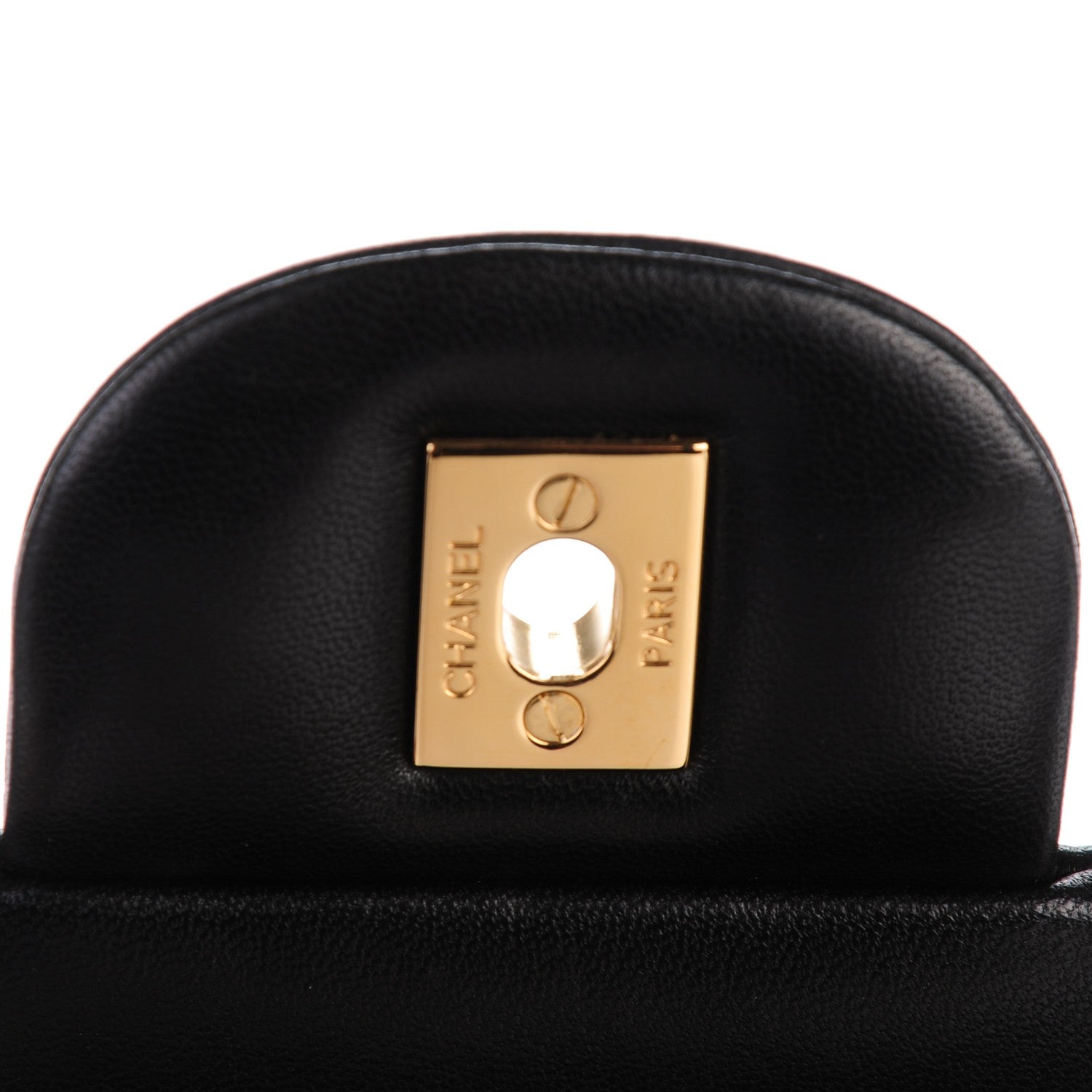 Chanel Lambskin Quilted Jumbo Double Flap Black 7 of 8