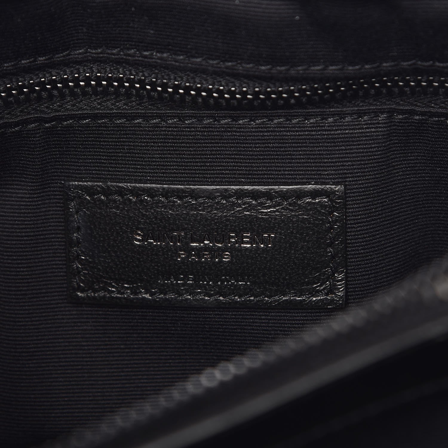 Saint Laurent Calfskin Y Quilted Monogram Medium Loulou Chain Satchel Black 6 of 10