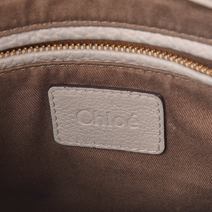 Chloe Calfskin Medium Marcie Round Zip Crossbody Bag Angora Beige 6 of 10