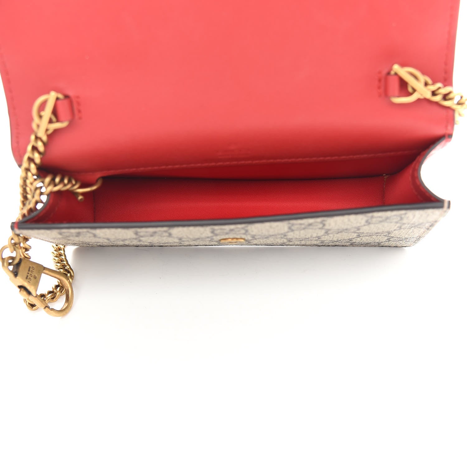 Gucci GG Supreme Monogram Mini Cherry Chain Bag 5 of 8