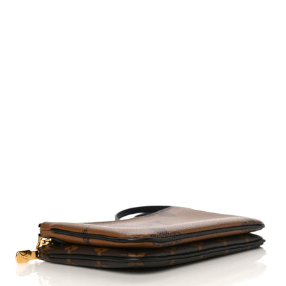Louis Vuitton Reverse Monogram Giant Double Zip Pochette 4 of 11