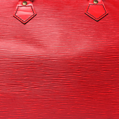 Louis Vuitton Epi Speedy 30 Castillan Red 7 of 10