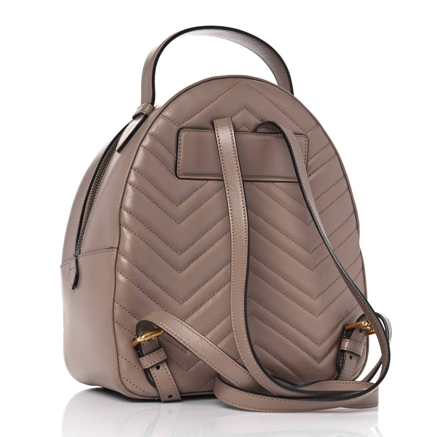 Calfskin Matelasse GG Marmont Dome Backpack Porcelain Rose