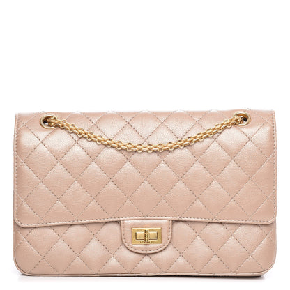 Chanel Metallic Calfskin Quilted 2.55 Reissue 226 Flap Gold 1 of 9