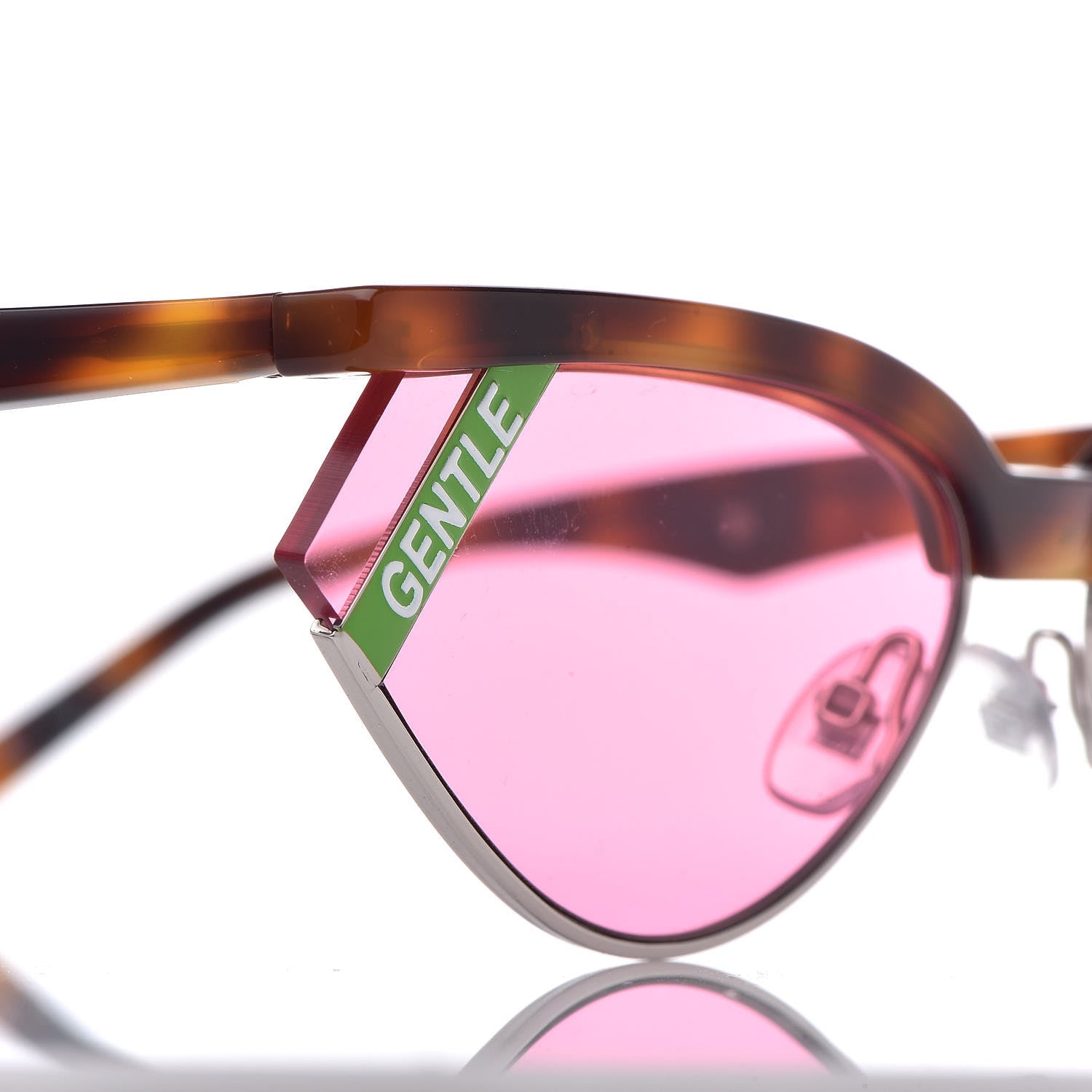 Fendi x Gentle Monster Cat Eye Sunglasses FF 0369/S Havana Pink 7 of 9