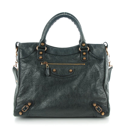 Balenciaga Agneau Giant 12 Rose Gold Hardware Velo Anthracite 1 of 8