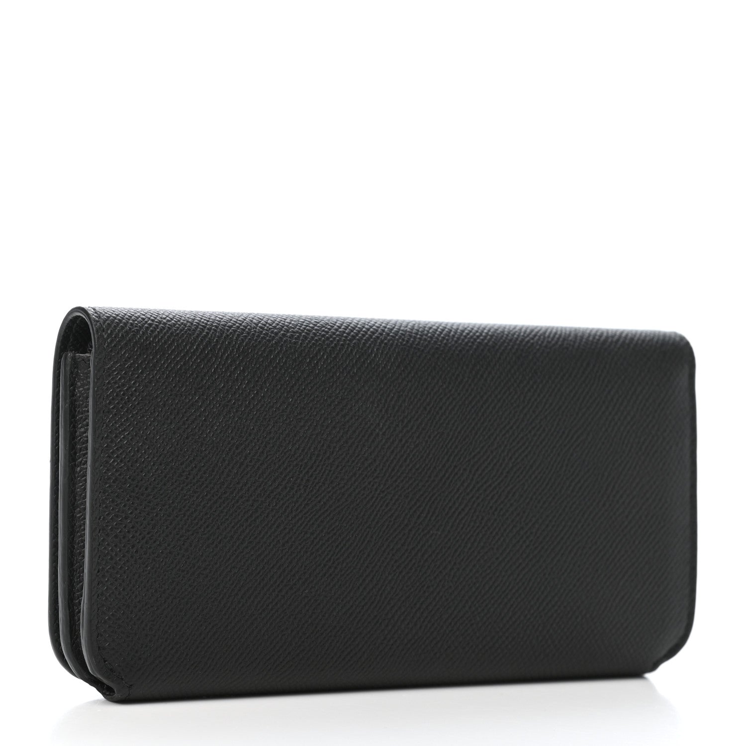 Balenciaga Grained Calfskin BB Thin Money Wallet Black 3 of 7