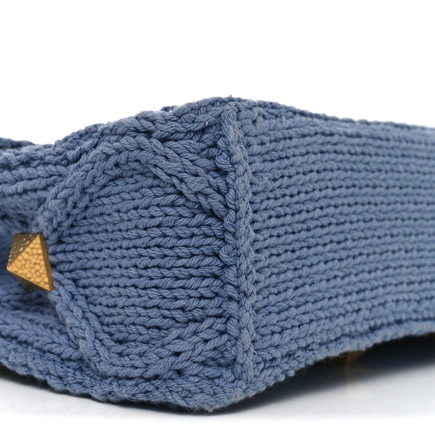 Knit Medium Roman Stud Shoulder Bag Niagara