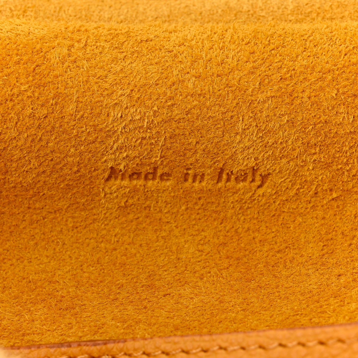 Celine Grained Calfskin Mini Belt Bag Amber 7 of 12