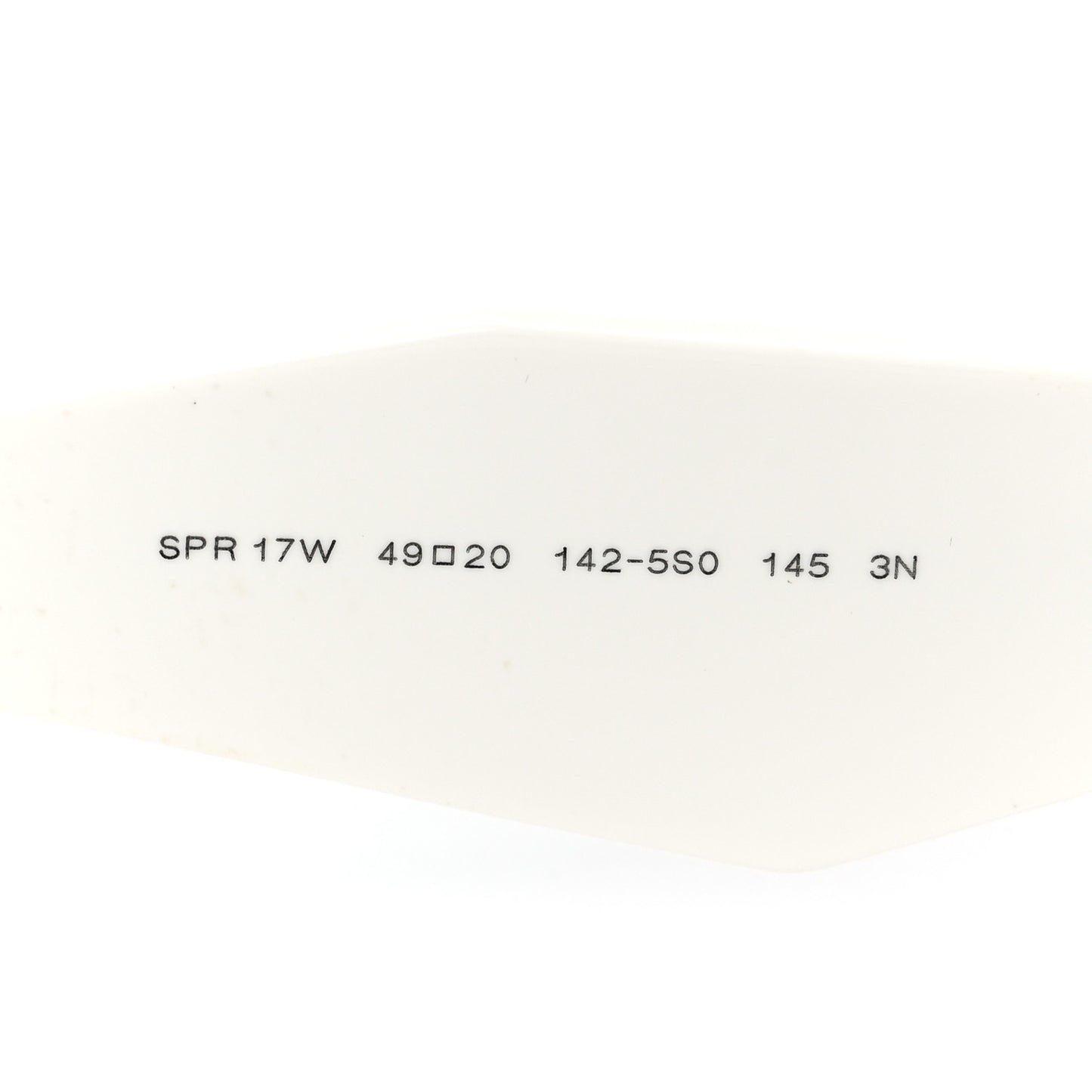 Acetate Symbole Sunglasses SPR 17W White