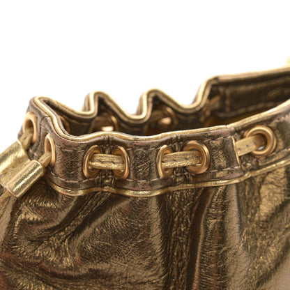 Louis Vuitton Metallic Calfskin Monogram Embossed Theda PM Gold 12 of 13