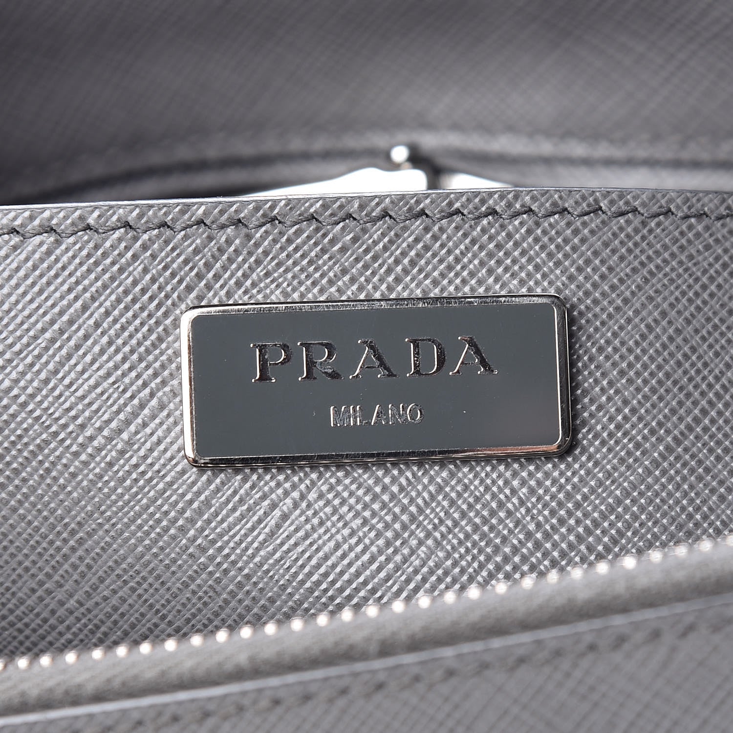 Prada Saffiano Medium Galleria Double Zip Tote Marmo 6 of 15