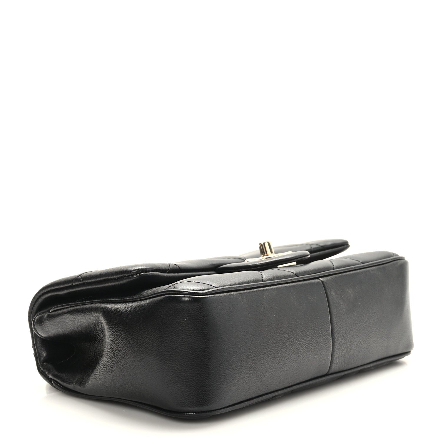 Chanel Lambskin Quilted Small Easy Carry Flap Black 4 of 9